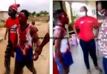 A/R: Alleged kidnapper fights for his life after being beaten to pulp