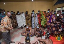 Your achievements in Nkoranza unprecedented – Nkoranza Chief to Akufo-Addo