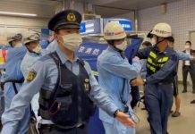 Tokyo attack: Knife-wielding man injures 10 on train