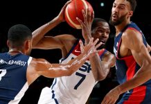 USA hold off late France comeback to win fourth straight basketball gold