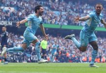 Man City win Premier League title after thrilling comeback