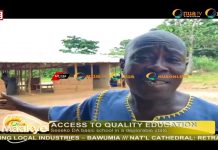 Atwima Seseko: Pupils battle snakes for space in ramshackled classroom