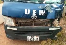 C/R: UEW bus crashes Christ Apostolic Church pastor to death, injures six others
