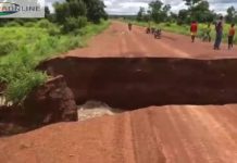 Floods cut off Yendi – Saboba road; WAEC found it hectic transporting materials for WASSCE