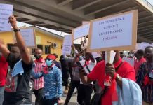 NABCO trainees react to government’s payment of 1 out of the 10 months arrears owed them