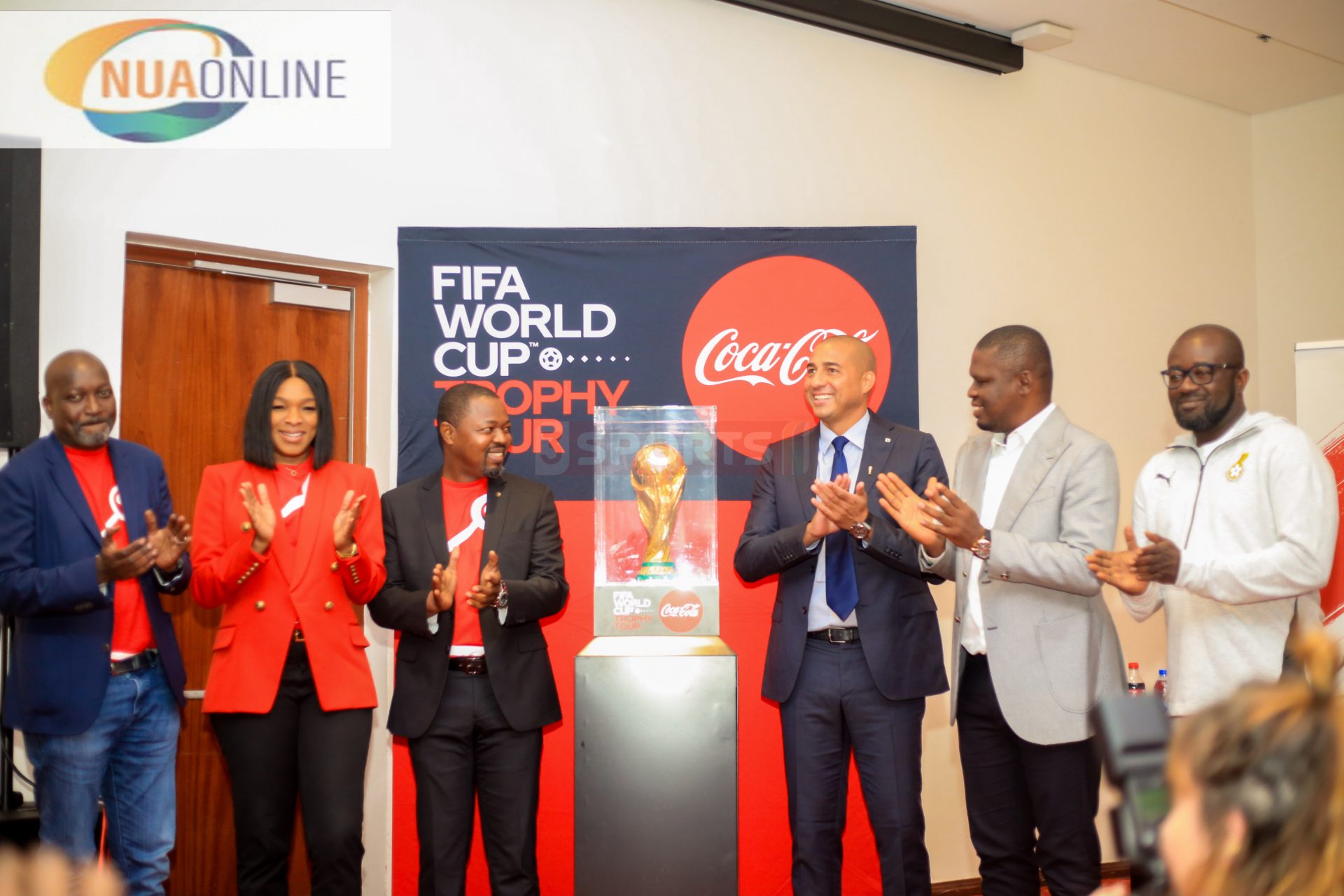 [PHOTOS] FIFA World Cup Trophy Arrives In Ghana - OnuaOnline