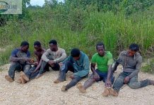 A/R: Court remands 6 illegal miners into prison custody at Nyinahin