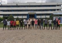 Police arrest sixteen suspects over a shooting incident at Asaman Tamfoe