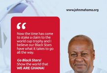 Qatar 2022: Mahama rallies support for Black Stars ahead of tourney