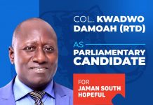 Photo of Col. Damoah contesting for NPP Parliamentary Candidate pops up