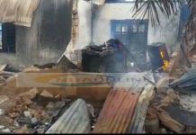 Terror: Rampaging gang burns house at Krofrom over death of colleague