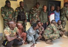 Police arrest 13 National Security operatives for allegedly extorting monies from ‘galamseyers’