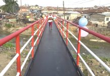 A/R: Completion of footbridge brings relief to Anloga residents