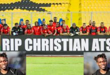 RIP CHRISTIAN ATSU: Black Stars players pay final respect to late colleague
