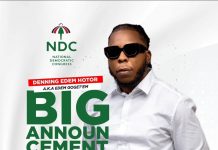 Rapper Ayigbe Edem expresses interest to contest for seat in Parliament