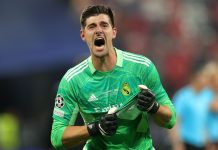 Courtois names two clubs he doesn’t want Madrid to meet at Champions League quater-finals