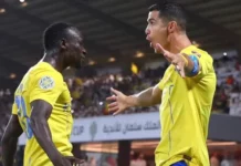 Ronaldo builds Al Nassr ‘Bromance’ with a kiss on Mane’s forehead