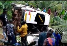 Bibiani – Sehwi Bekwai head-on collision: 4, including a pregnant woman sustain injuries