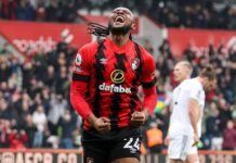 Semenyo brace secures stunning comeback win for Bournemouth