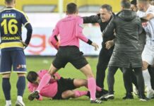 Turkish football club president arrested over referee punch