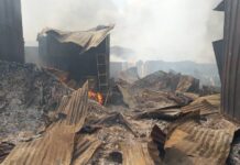 Fire destroys over 50 shops at Frenchline in Kumasi
