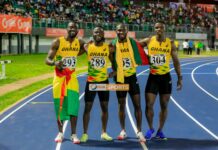 Ghana’s 4 X 100m team off to Bahamas for World Athletics Relays