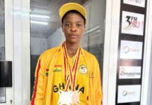 Phildaus, 15, living dream life after African Games triumph in armwrestling