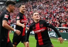 Leverkusen win Bundesliga title with five games to spare
