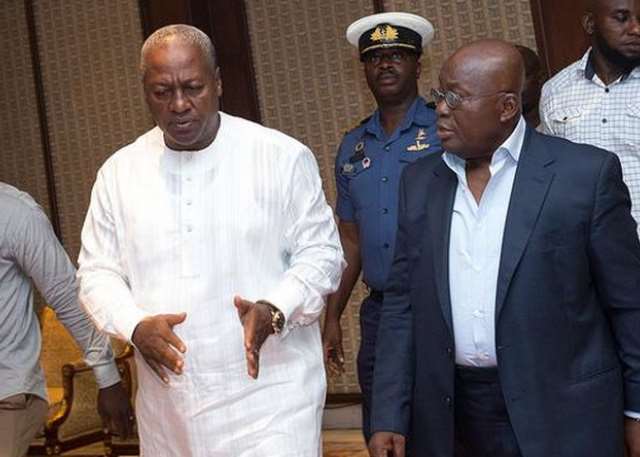 Mahama tells Akufo-Addo the best legacy he can leave Ghana as President ...