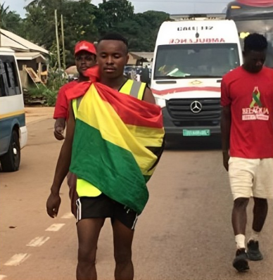 GWR: Seidu Rafiwu completes 4-day walk-a-thon from Techiman to Accra ...