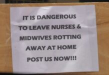 Graduate Unemployed Nurses and Midwives stage demo in Kumasi