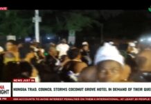 Alleged Child Marriage: Members of Nungua Traditional Council storm Coconut Grove Hotel to demand Naa Ayemuede