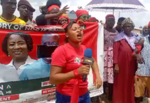 Assin Central NDC supporters demonstrate over suspension of Parliamentary Candidate