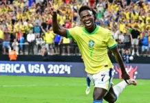 Vinicius Jr helps Brazil to 4-1 win against Paraguay