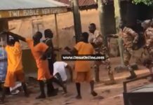 Ejura Sekyedumase – A/R: Prison officers, inmates beat 24yr old man to pulp at Dromankuma