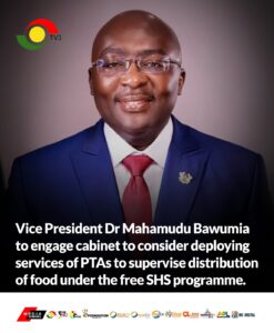 Bawumia to seek cabinet approval for inclusion of PTAs in supervision of food distribution for Free SHS