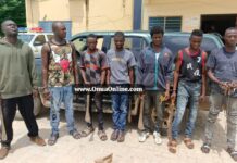 Ga South: 11 land guards in police grips for tormenting residents at Kasoa and its environs
