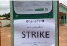 Strike by staff of National Identification Authority leaves applicants stranded