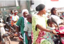 Dangerous Rides: Children are packed on motorbikes to school in Tamale