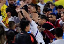 Liverpool’s Nunez clashes with fans after Copa America game
