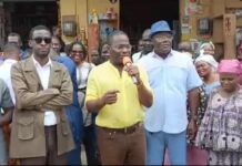 Charles Bissue leads charge to reconstruct Kojokrom Market storm drain