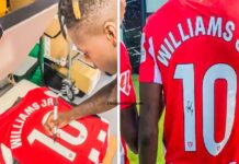 Nico Williams gets No. 10 jersey at Athletic Club; No. 9 remains Iñaki