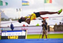 Rose Yeboah’s Olympic journey ends after valiant effort in high jump