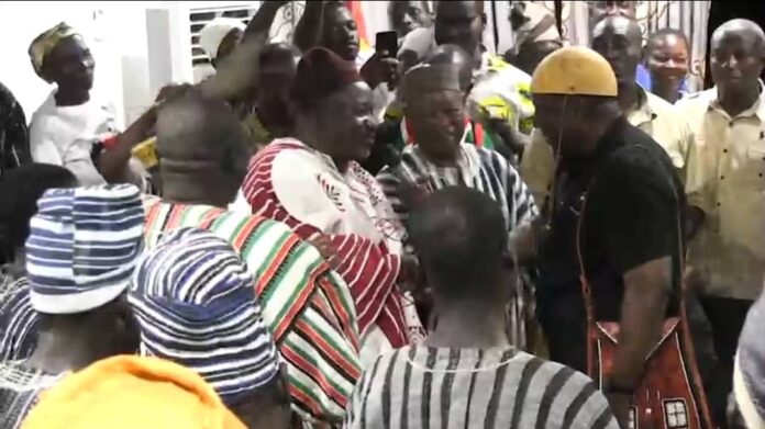Mahama as warrior king