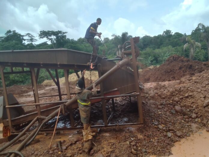 Illegal mining