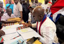 Egyapa Mercer files nomination; confident of retaining Sekondi seat