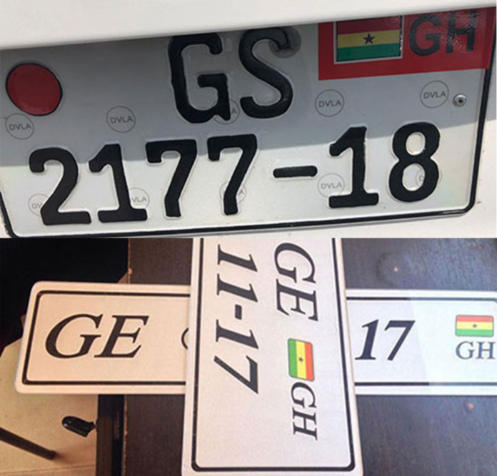 Number plates