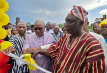 Mahama cuts sod for ultra-modern sports complex at Bole