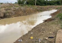 Galamsey turns Subri River at Nkroful into a pale shadow of itself