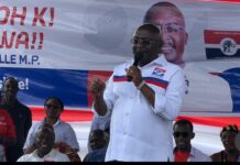 ‘We’re conveniently listed as number one on the ballot paper’ – Bawumia touts NPP’s No. 1 slot to Ellembelle constituents